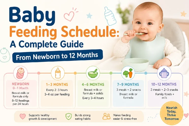 Baby Feeding Schedule: A Complete Guide From Newborn to 12 Months