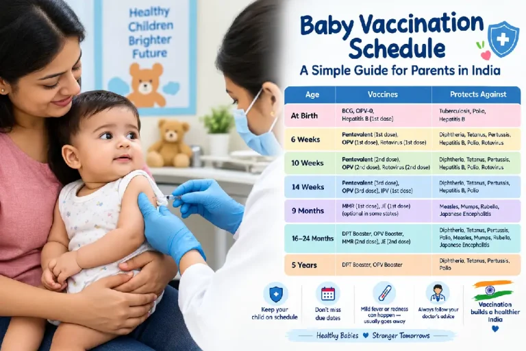 Baby Vaccination Schedule: A Simple Guide for Parents in India