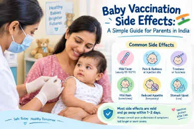 baby vaccination side effects