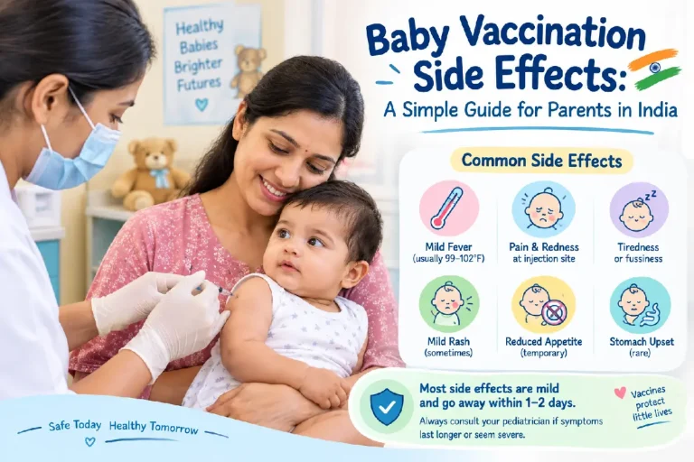 Baby Vaccination Side Effects: A Simple Guide for Parents in India