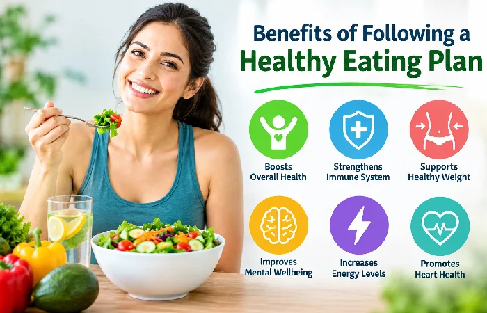 benefits of following a healthy eating plan