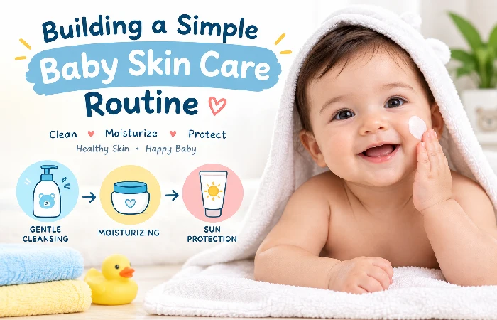 building a simple baby skin care routine