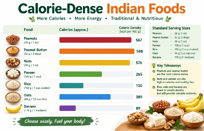 calorie dense indian foods