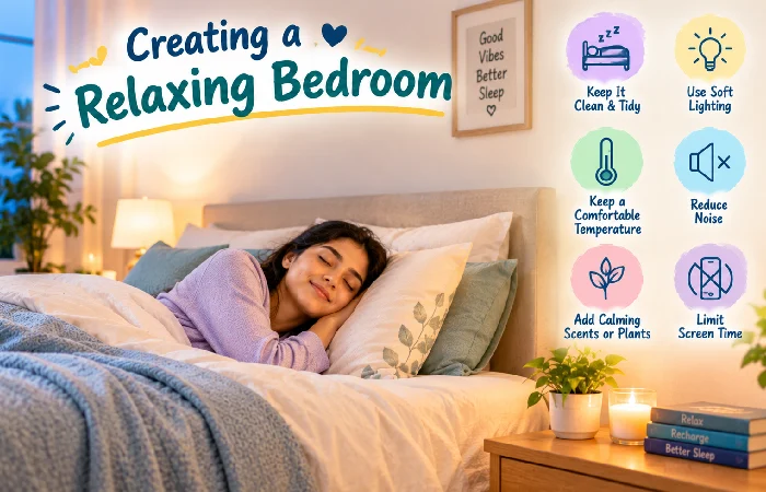 creating a relaxing bedroom
