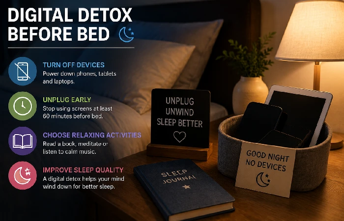 digital detox before bed