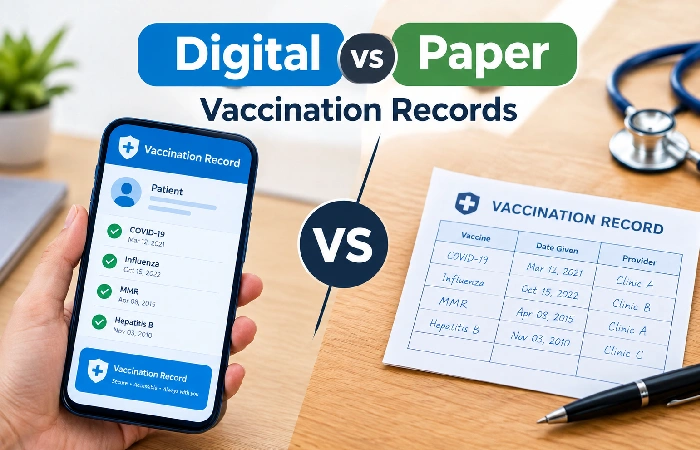 digital vs paper vaccination records
