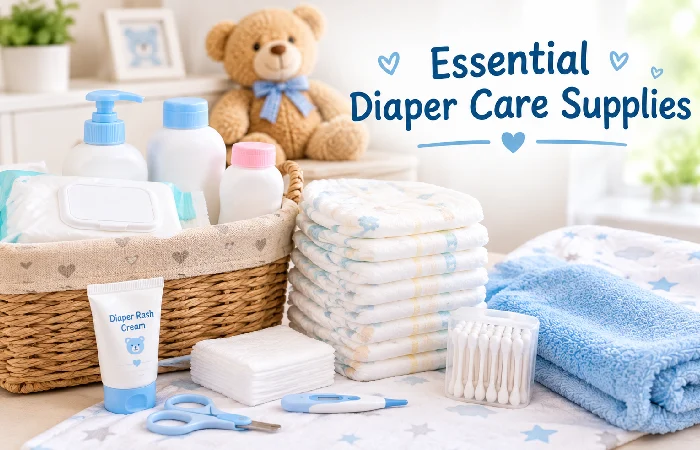 essential diaper care supplies