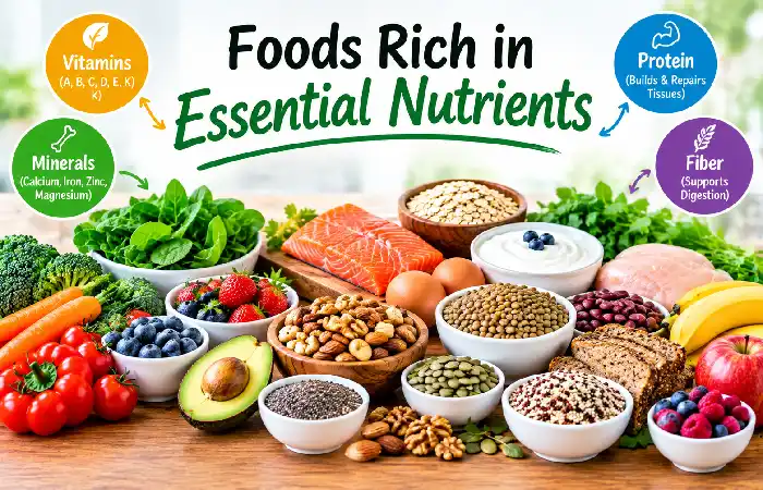 foods rich in essential nutrients