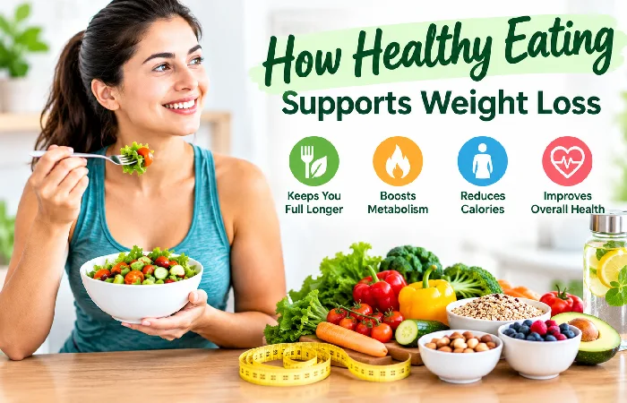 how healthy eating supports weight loss