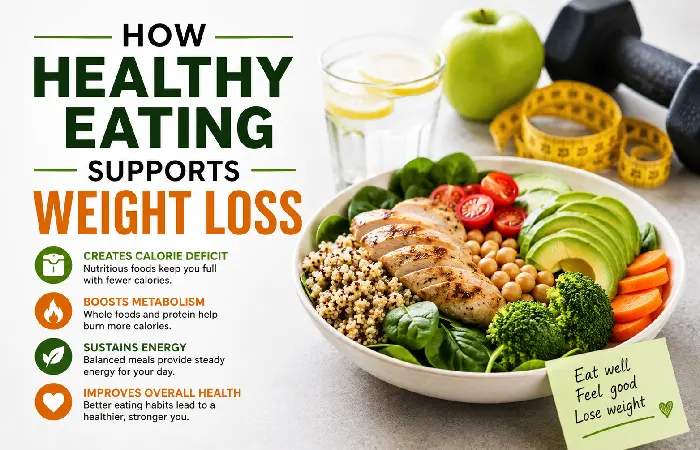 how healthy eating supports weight loss
