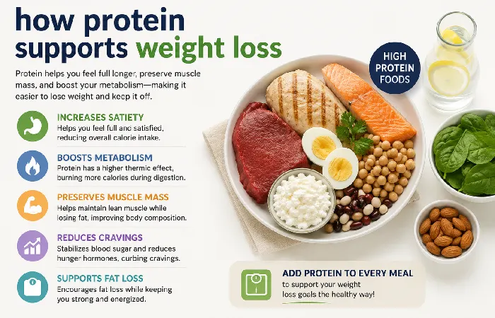 how protein supports weight loss