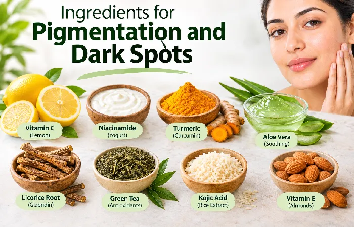 ingredients for pigmentation and dark spots