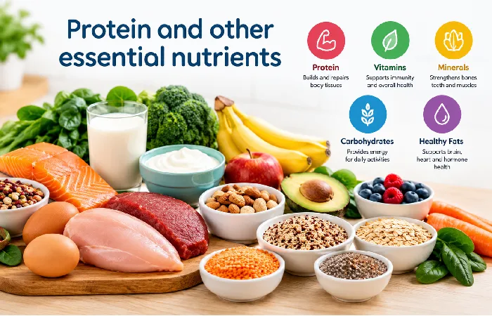 protein and other essential nutrients