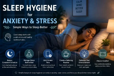 sleep hygiene for anxiety and stress