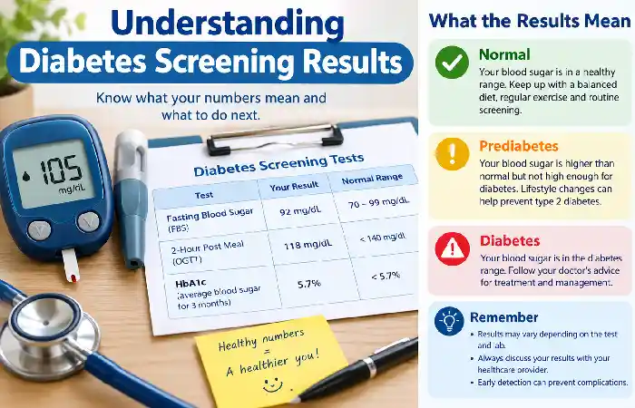 understanding diabetes screening result