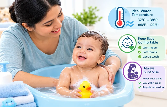 water temperature and comfort considerations