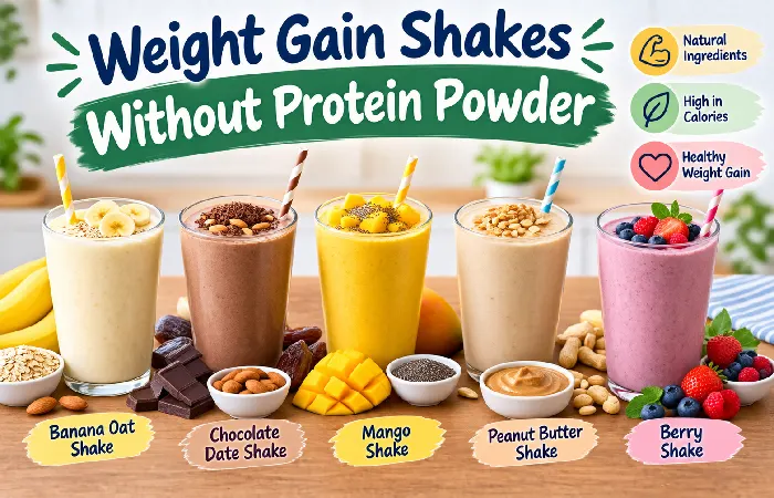 weight gain shakes without protein powder