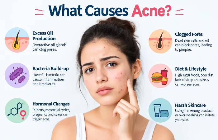 what causes acne