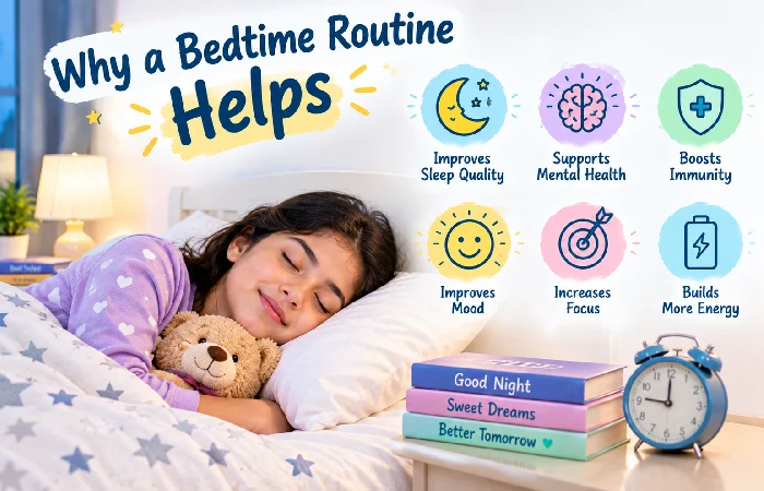 why a bedtime routine helps