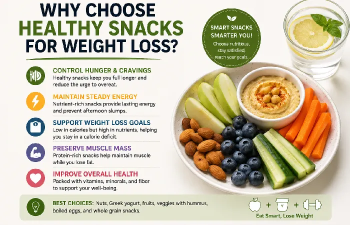 why choose healthy snacks for weight loss