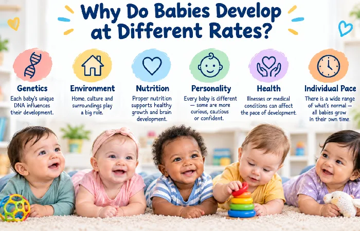 why do babies develop at different rates
